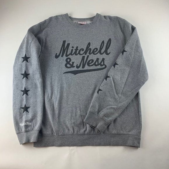 Mitchell & Ness Other - Mitchell & Ness Mens Gray Crewneck Sweatshirt
